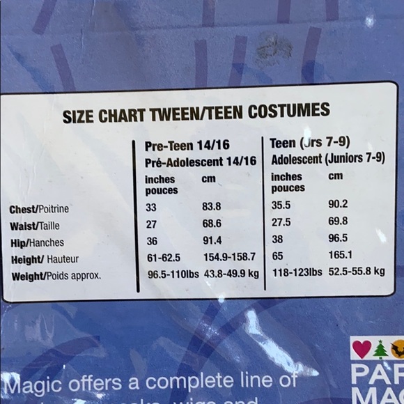 Purple stripe witch Halloween costume - Picture 5 of 5